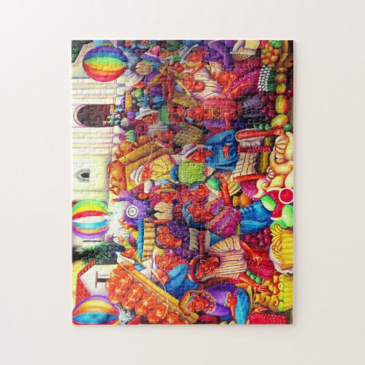 Guatemala Art Puzzle Legpuzzel (Verticaal)