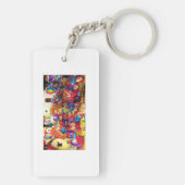 Guatemala Art Sleutelhanger (achterkant)