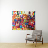 Guatemala Art Tapestry Wandkleed (In Situ (horizontaal))