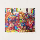 Guatemala Art Tapestry Wandkleed (Voorkant (horizontaal))