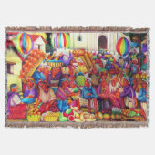 Guatemala Art Throw Blanket Deken (Voorkant)