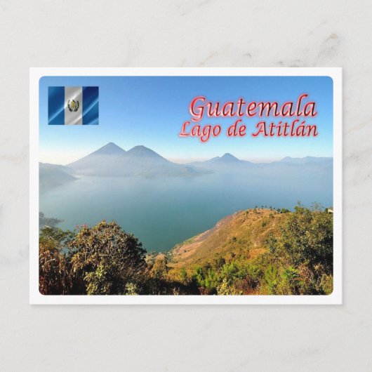 Guatemala - Atitlán Lake - Briefkaart (Voorkant)