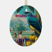 GUATEMALA, BANANERA IZABAL Retro poster Keramisch Ornament (Rechts)