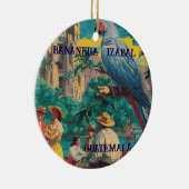 GUATEMALA, BANANERA IZABAL Retro poster Keramisch Ornament (Rechts)