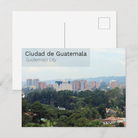 Guatemala Briefkaart (Voorkant / Achterkant)