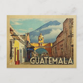 Guatemala Briefkaart Vintage Travel (Voorkant)