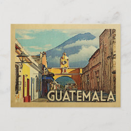 Guatemala Briefkaart Vintage Travel