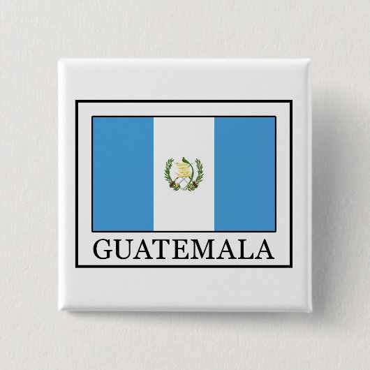 Guatemala-Button Vierkante Button 5,1 Cm (Voorkant)