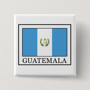 Guatemala-Button Vierkante Button 5,1 Cm