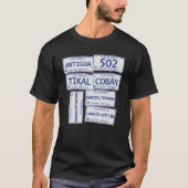 Guatemala Chapin 502 Antigua Tikal Atitlan Coban Q T-shirt (Voorkant)