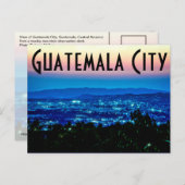 Guatemala City, Guatemala, Midden-Amerika bij sche Briefkaart (Voorkant / Achterkant)