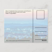 Guatemala City, Guatemala, Midden-Amerika bij sche Briefkaart (Achterkant)