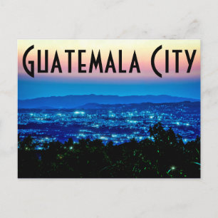 Guatemala City, Guatemala, Midden-Amerika bij sche Briefkaart