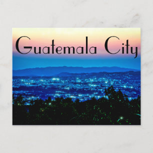 Guatemala City, Guatemala, Midden-Amerika bij sche Briefkaart