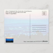 Guatemala City, Guatemala, Midden-Amerika bij sche Briefkaart (Achterkant)