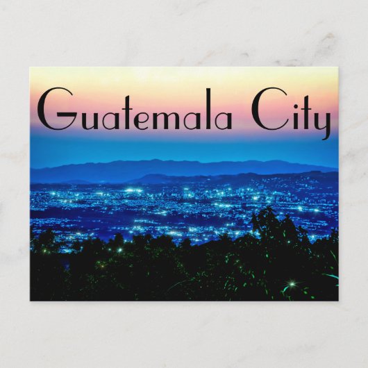 Guatemala City, Guatemala, Midden-Amerika bij sche Briefkaart (Voorkant)