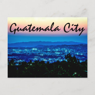Guatemala City, Guatemala, Midden-Amerika bij sche Briefkaart