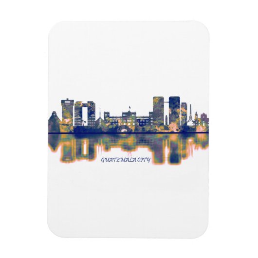 Guatemala City Skyline Magneet (Verticaal)