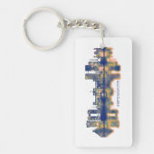 Guatemala City Skyline Sleutelhanger (Voorkant)