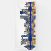 Guatemala City Skyline Spandoek (Verticaal)