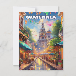 Guatemala Ciudad, tussen vulkanen en levend geheug Briefkaart