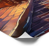 Guatemala Ciudad, tussen vulkanen en levend geheug Perfect Poster (Hoek)