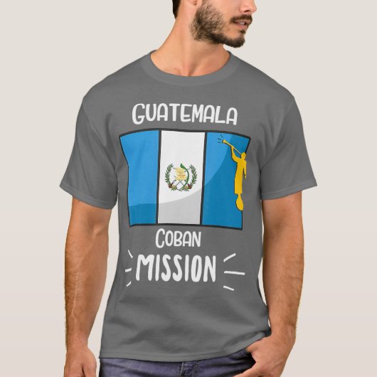 Guatemala Coban Mormon LDS Mission Missionary T-shirt (Voorkant)