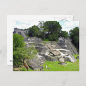 Guatemala - De Noord-Akropolis - Tempel II Briefkaart (Voorkant / Achterkant)