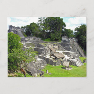 Guatemala - De Noord-Akropolis - Tempel II Briefkaart