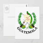 GUATEMALA - embleem/vlag/wapen/symbool Briefkaart (Voorkant / Achterkant)