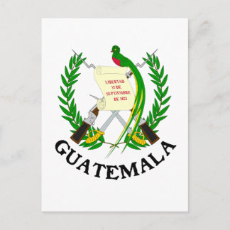 GUATEMALA - embleem/vlag/wapen/symbool Briefkaart