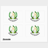 GUATEMALA - embleem/vlag/wapen/symbool Rechthoekige Sticker (Vel)