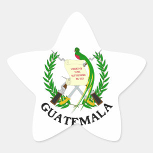 GUATEMALA - embleem/vlag/wapen/symbool Ster Sticker