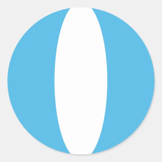 Guatemala Fisheye Vlag Sticker (Voorkant)