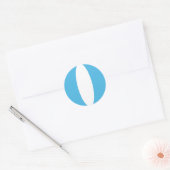 Guatemala Fisheye Vlag Sticker (Envelop)