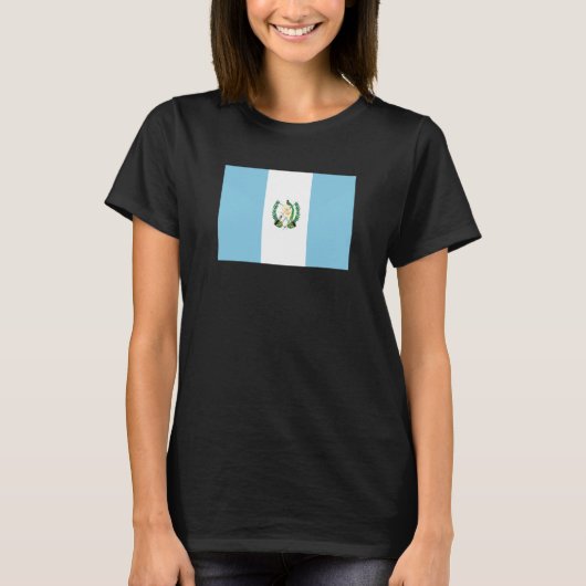 Guatemala Flag Chapin Quetzal Antigua Tikal Peten T-shirt (Voorkant)