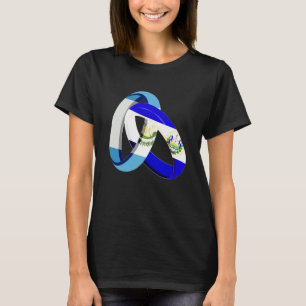 Guatemala Flag El Salvador Groende Ring Marriage W T-shirt