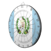 Guatemala Flag Emblem Dartbord (Voorkant Rechts)