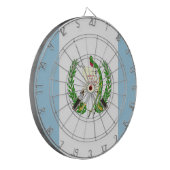 Guatemala Flag Emblem Dartbord (Voorkant Links)
