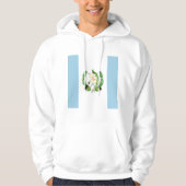 Guatemala Flag Emblem Hoodie (Voorkant)