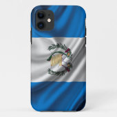 Guatemala Flag Fabric Case-Mate iPhone Case (Achterkant)