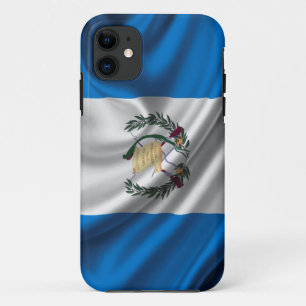 Guatemala Flag Fabric iPhone 11 Hoesje