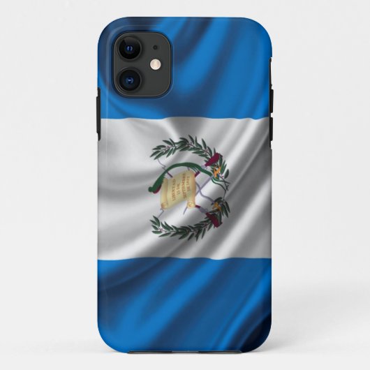 Guatemala Flag Fabric Case-Mate iPhone Case (Achterkant)