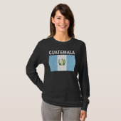 Guatemala Flag Guatemalan Hispanic Heritage Month  T-shirt (Voorkant volledig)