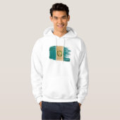 Guatemala Flag Hoodie (Voorkant volledig)