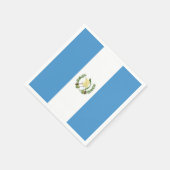 Guatemala flag servet (Hoek)