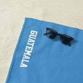 Guatemala Flag Splendid Patriotic Strandlaken (In situ)