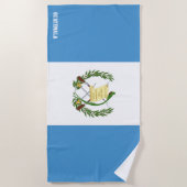 Guatemala Flag Splendid Patriotic Strandlaken (Voorkant)