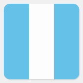 Guatemala Flag Sticker (Voorkant)