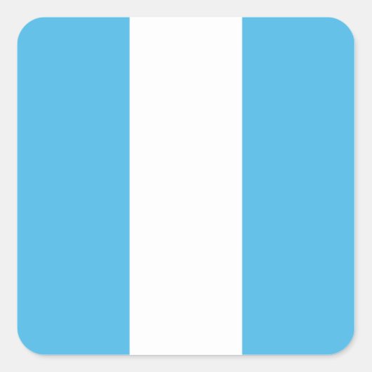 Guatemala Flag Sticker (Voorkant)